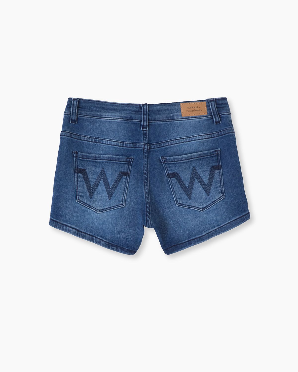 Short Blue Basic Girls