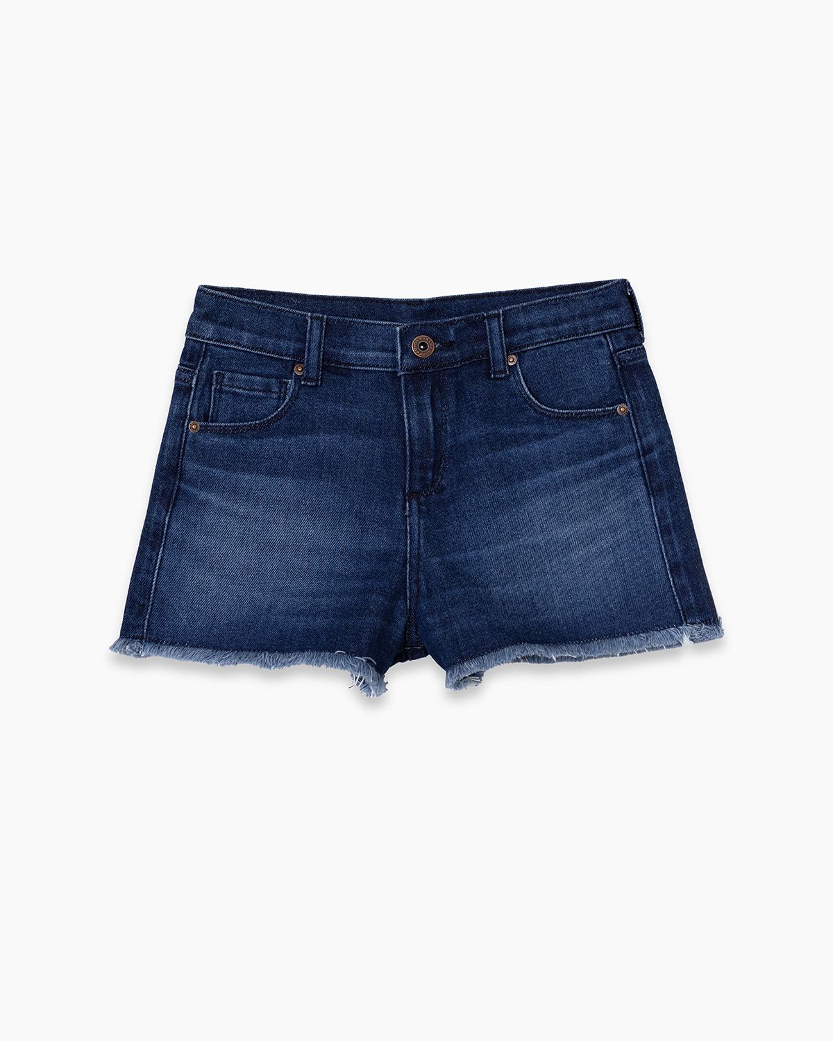 Short New Basic Blue Summer Girls