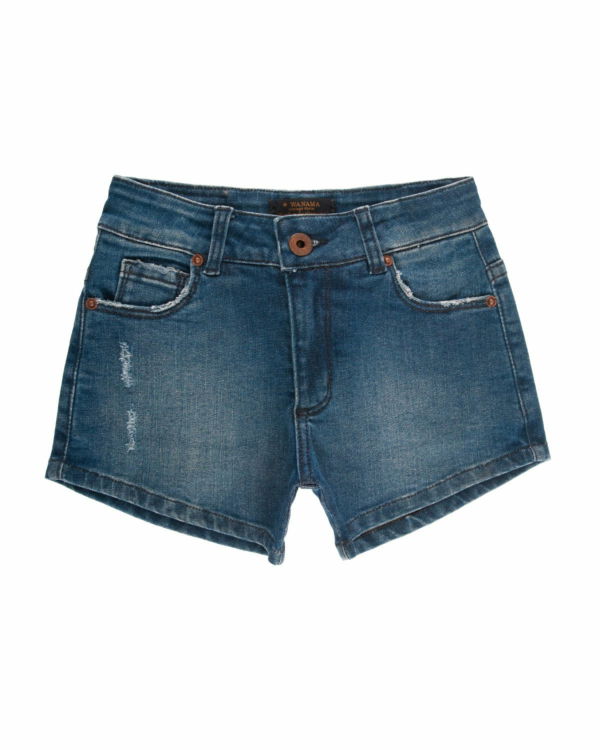 Short Blue Basic Girls