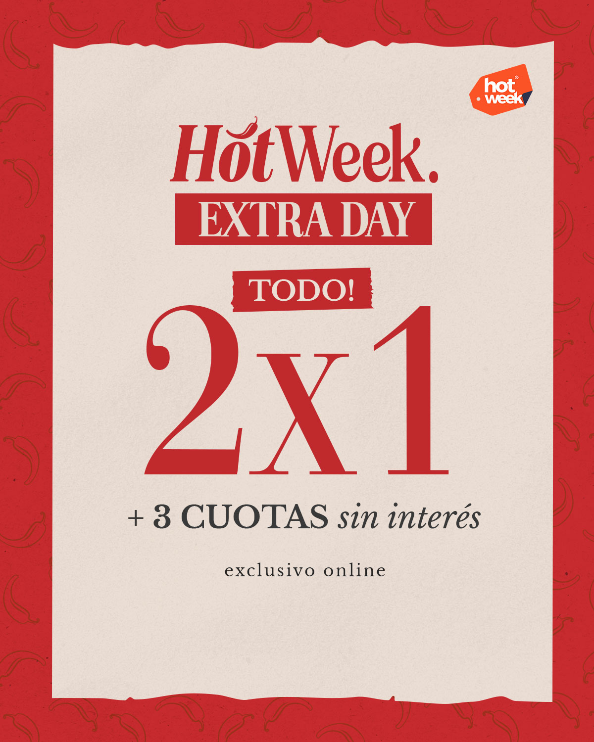 Extra Day, 2x1 en ropa para niñas, niños y bebés